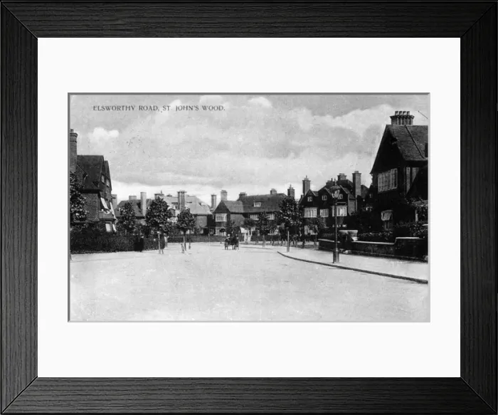 Framed Print : Elsworthy Road, St Johns Wood, NW London Framed Print : Elsworthy Road, St Johns Wood, NW London