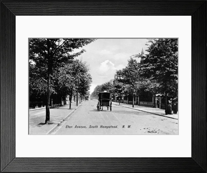 Framed Print : Eton Avenue, South Hampstead, NW London Framed Print : Eton Avenue, South Hampstead, NW London