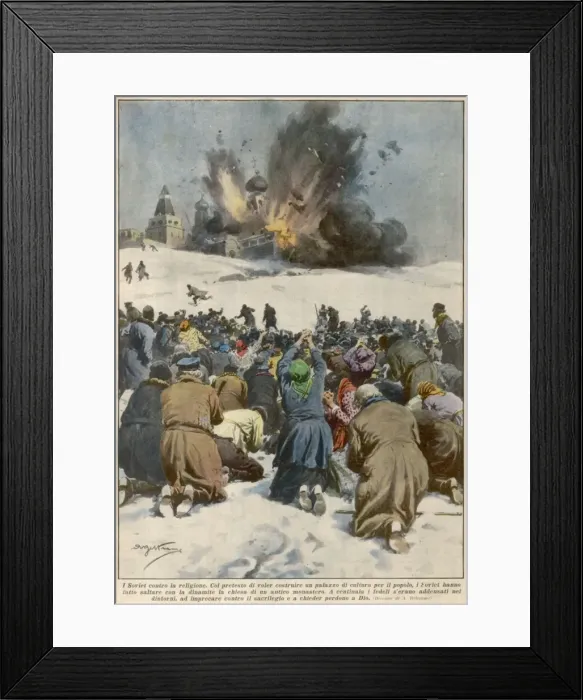 Framed Print : Monastery Destroyed Framed Print : Monastery Destroyed