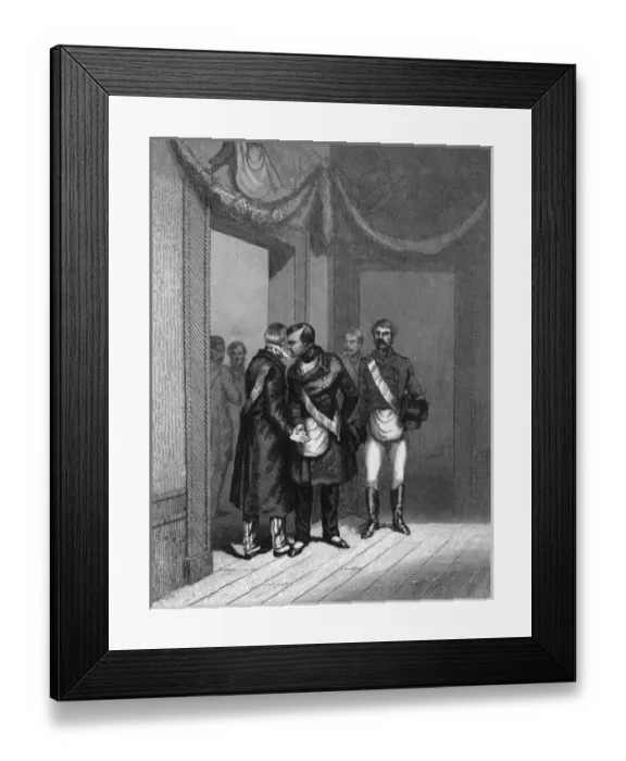 Framed Print : Napoleon at Lodge Framed Print : Napoleon at Lodge