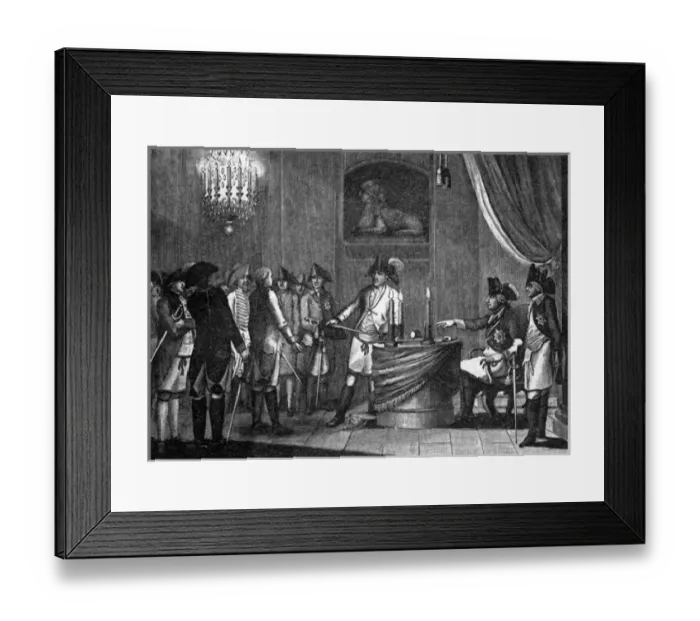 Framed Print : Friedrich II Mason Framed Print : Friedrich II Mason