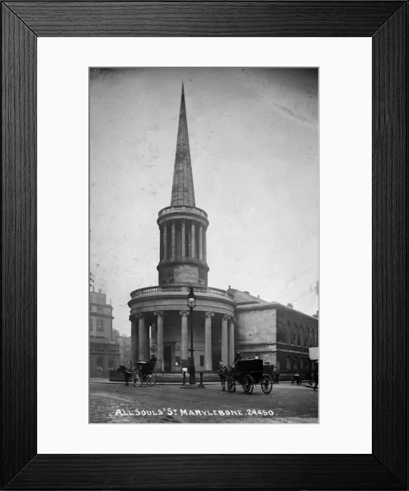 Framed Print : All Souls Church, Langham Place, London W1 Framed Print : All Souls Church, Langham Place, London W1