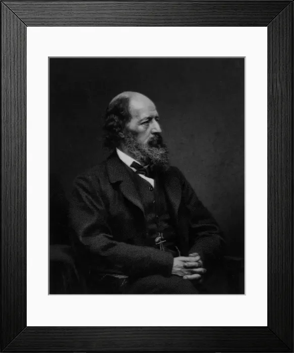 Framed Print : Tennyson seated Framed Print : Tennyson seated