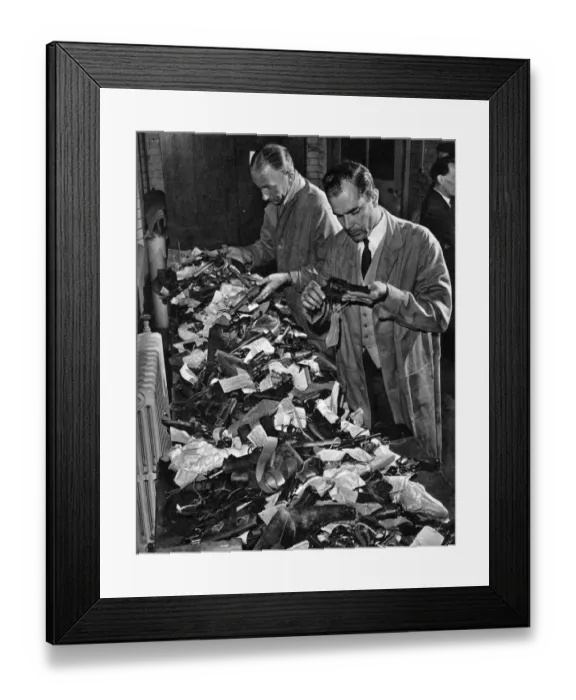 Framed Print : Gun Amnesty 1961 Framed Print : Gun Amnesty 1961