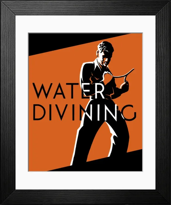 Framed Print : Water Divining Framed Print : Water Divining