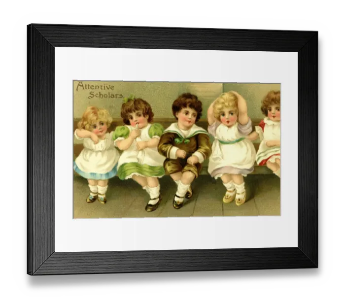 Framed Print : Children at school Framed Print : Children at school