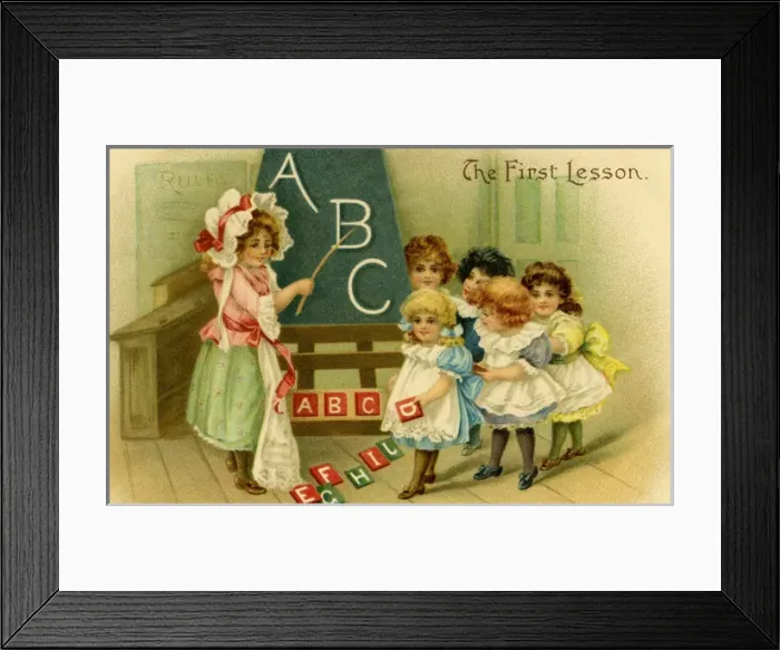 Framed Print : Children at school Framed Print : Children at school