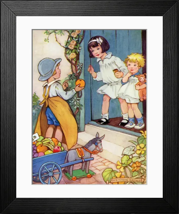 Framed Print : Fruit seller Framed Print : Fruit seller