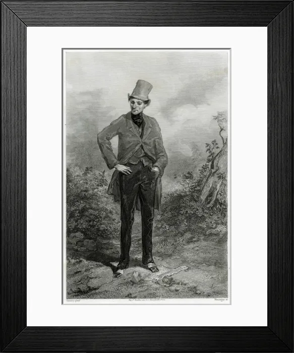 Framed Print : Male Types / Bohemian Framed Print : Male Types / Bohemian