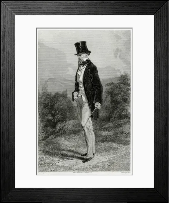 Framed Print : UN MONSIEUR Framed Print : UN MONSIEUR