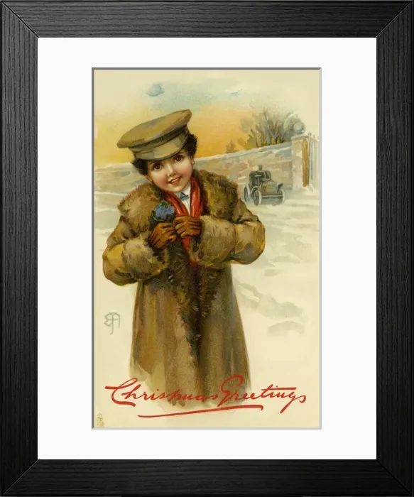 Framed Print : Little motorist Framed Print : Little motorist
