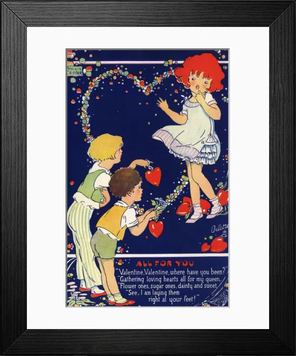 Framed Print : Valentine greeting Framed Print : Valentine greeting
