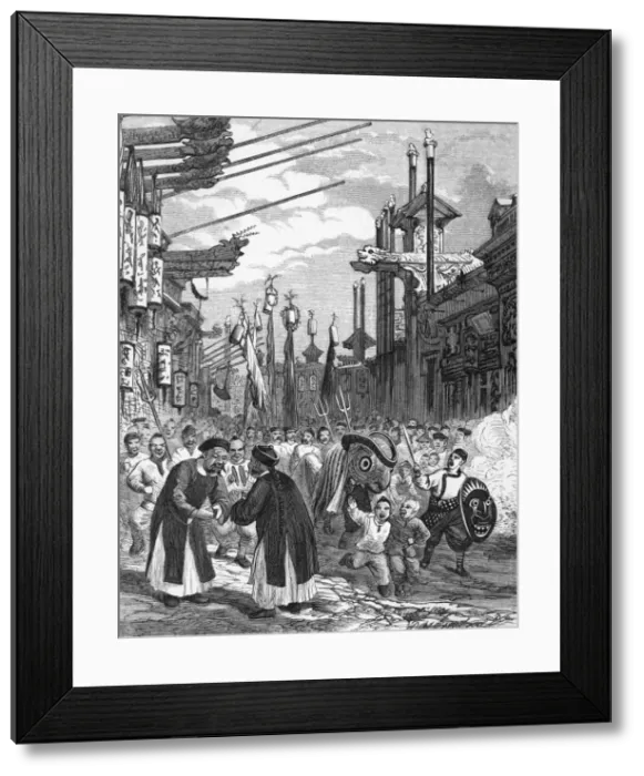 Framed Print : Chinese Dragon Festival Framed Print : Chinese Dragon Festival