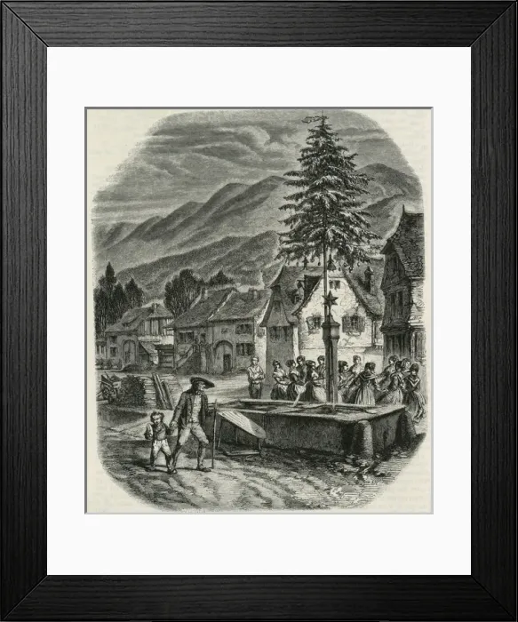 Framed Print : New Year, Vosges Framed Print : New Year, Vosges