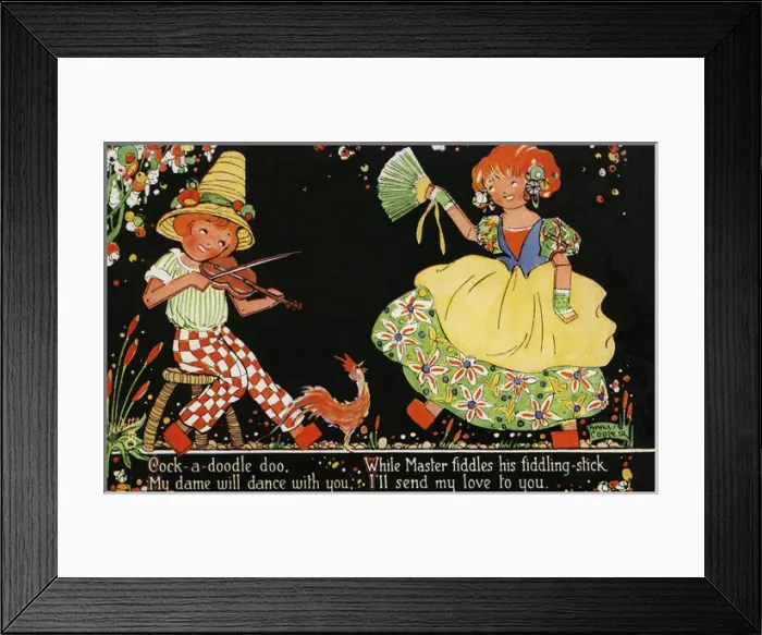 Framed Print : Happy Land nursery rhymes Framed Print : Happy Land nursery rhymes