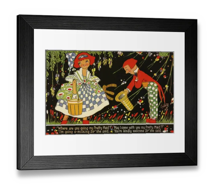 Framed Print : Happy Land nursery rhymes Framed Print : Happy Land nursery rhymes