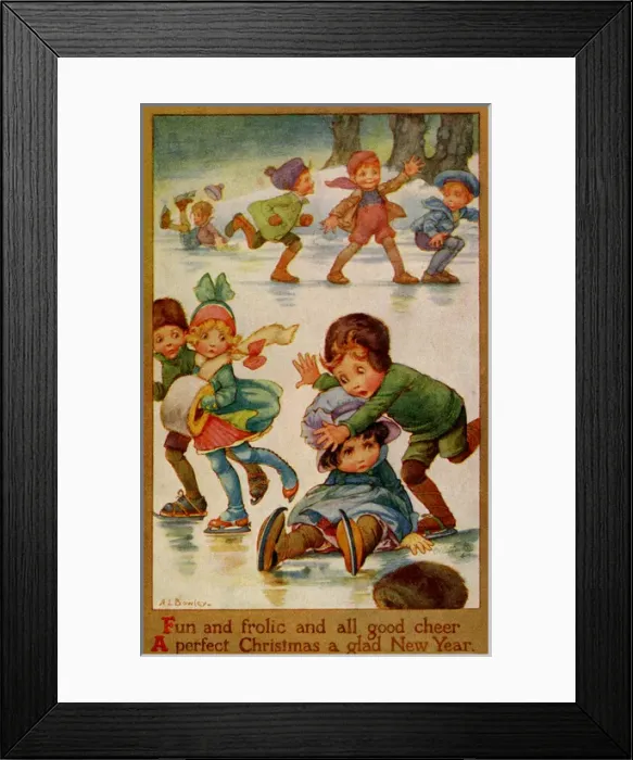 Framed Print : Fun on the ice Framed Print : Fun on the ice