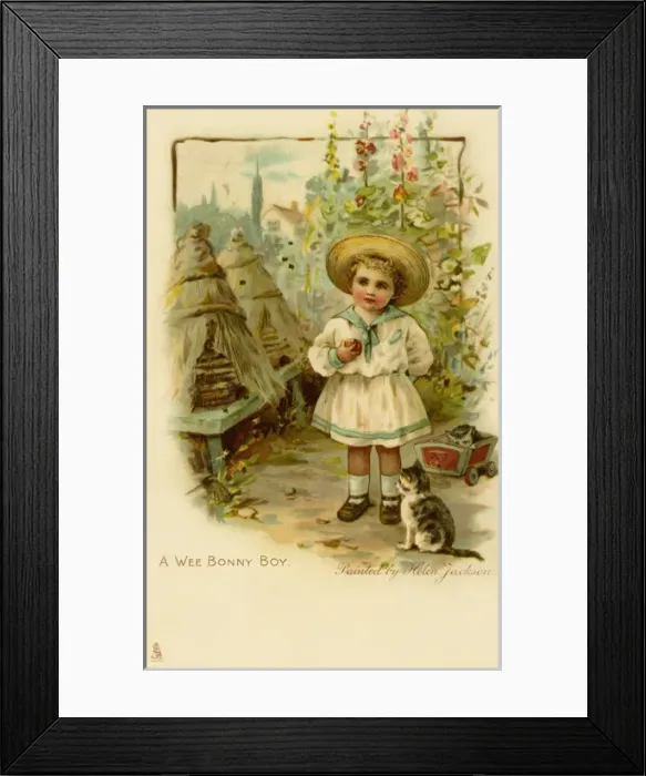 Framed Print : A wee bonnie boy Framed Print : A wee bonnie boy