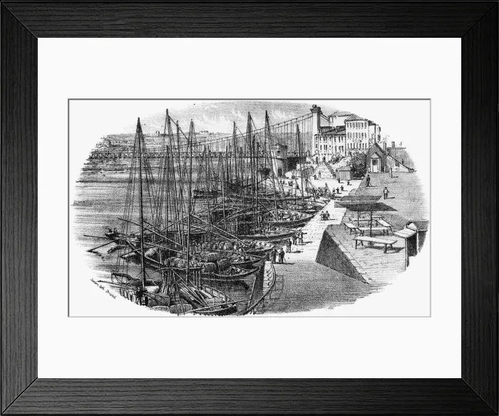 Framed Print : Wine Boats at Oporto Framed Print : Wine Boats at Oporto