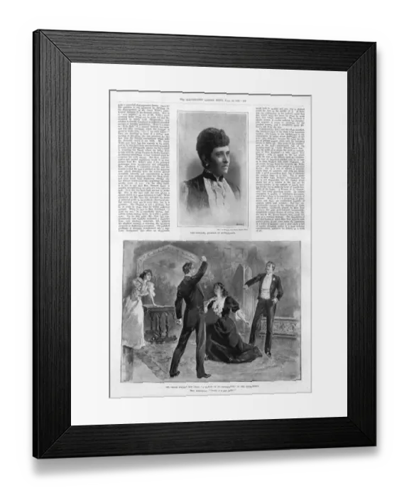 Framed Print : ILN - Duchess of Sutherland Framed Print : ILN - Duchess of Sutherland