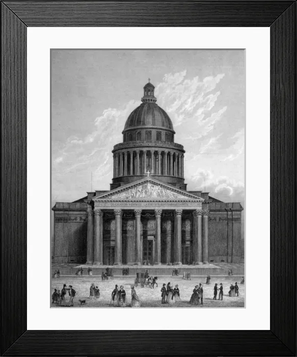 Framed Print : Paris / Pantheon C1856 Framed Print : Paris / Pantheon C1856