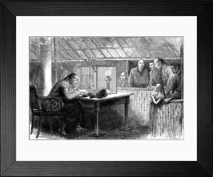 Framed Print : Chinese opium trader Framed Print : Chinese opium trader