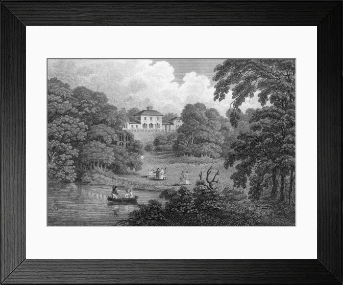Framed Print : The Leasowes, garden in Shropshire Framed Print : The Leasowes, garden in Shropshire
