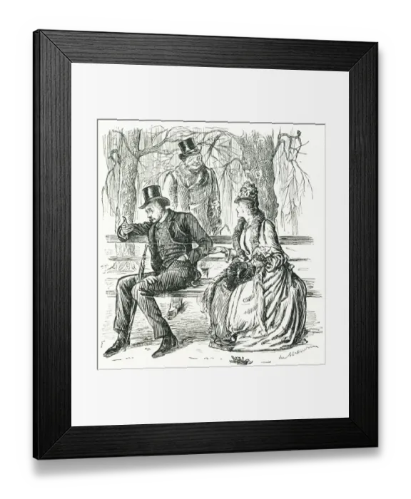Framed Print : The palmists warning (The New Science) Framed Print : The palmists warning (The New Science)