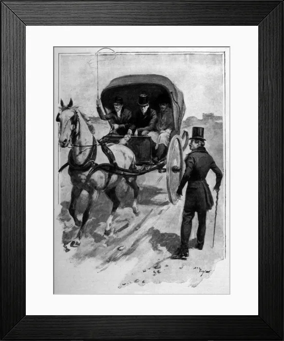 Framed Print : Napoleon III escaping from life imprisonment Framed Print : Napoleon III escaping from life imprisonment