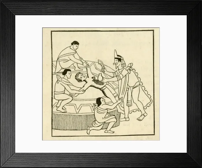 Framed Print : Human Sacrifice, Peru 2 Framed Print : Human Sacrifice, Peru 2