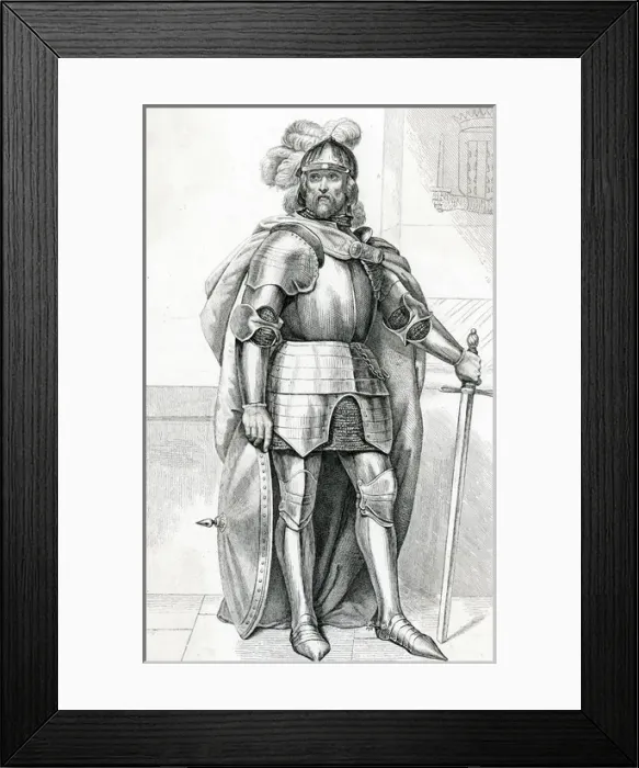 Framed Print : Gaucher de Chastillon (1250-1329) Framed Print : Gaucher de Chastillon (1250-1329)