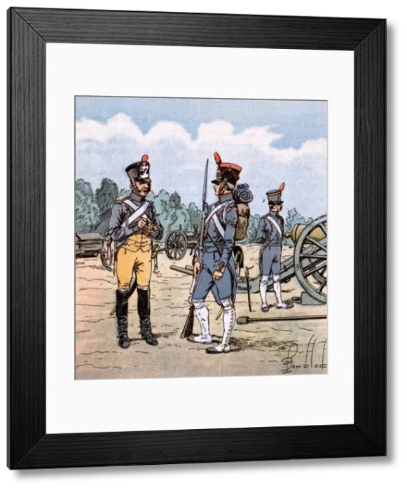 Framed Print : French artillery Framed Print : French artillery