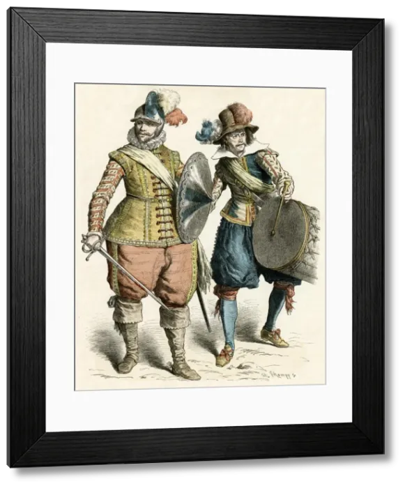 Framed Print : German Soldiers 1615 Framed Print : German Soldiers 1615