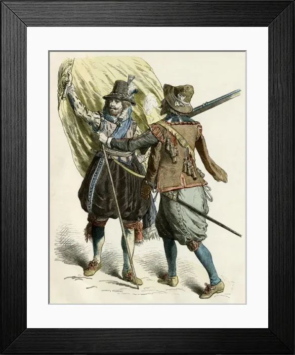 Framed Print : German Soldiers 1615 Framed Print : German Soldiers 1615