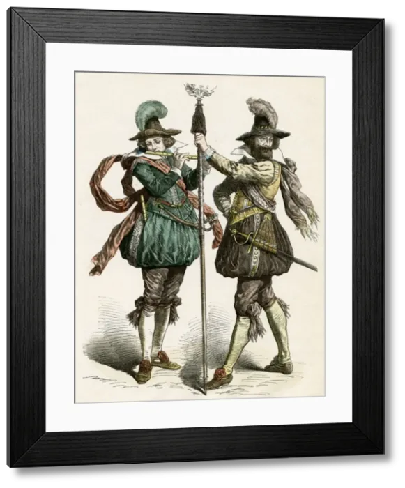 Framed Print : German Soldiers 1615 Framed Print : German Soldiers 1615
