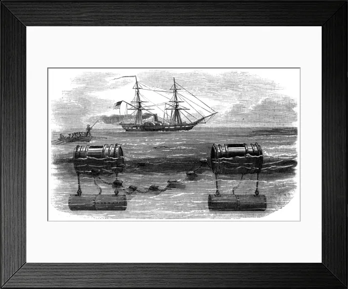 Framed Print : Mines at sea Framed Print : Mines at sea