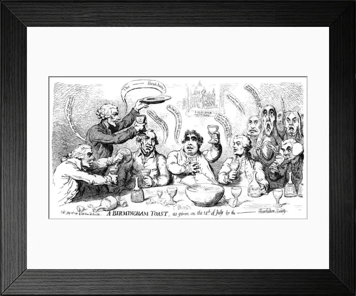 Framed Print : Joseph Priestley / Rev Soc Framed Print : Joseph Priestley / Rev Soc
