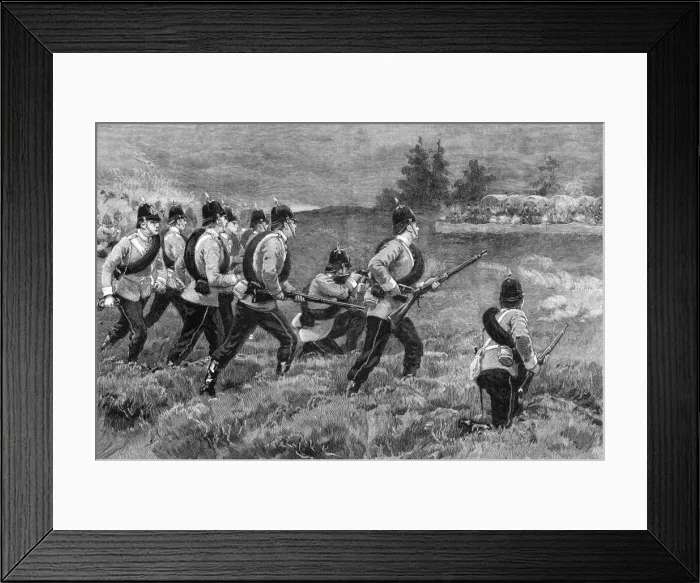 Framed Print : Military manouvres 1894 Framed Print : Military manouvres 1894