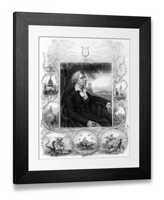 Framed Print : Friedrich von Schiller Framed Print : Friedrich von Schiller