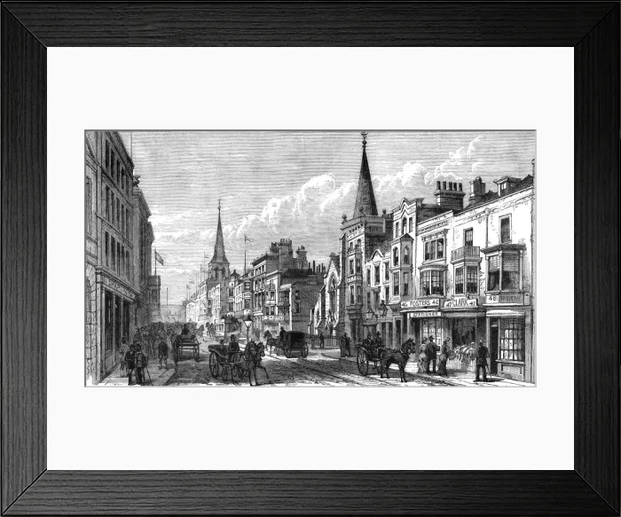 Framed Print : High street in Southampton Framed Print : High street in Southampton