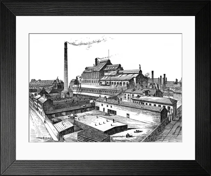 Framed Print : Ind Coope Brewery, Burton Framed Print : Ind Coope Brewery, Burton