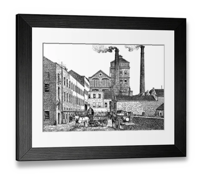 Framed Print : Ind Coope Brewery Burton Framed Print : Ind Coope Brewery Burton