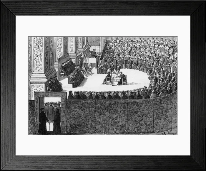 Framed Print : The Council of Trent Framed Print : The Council of Trent