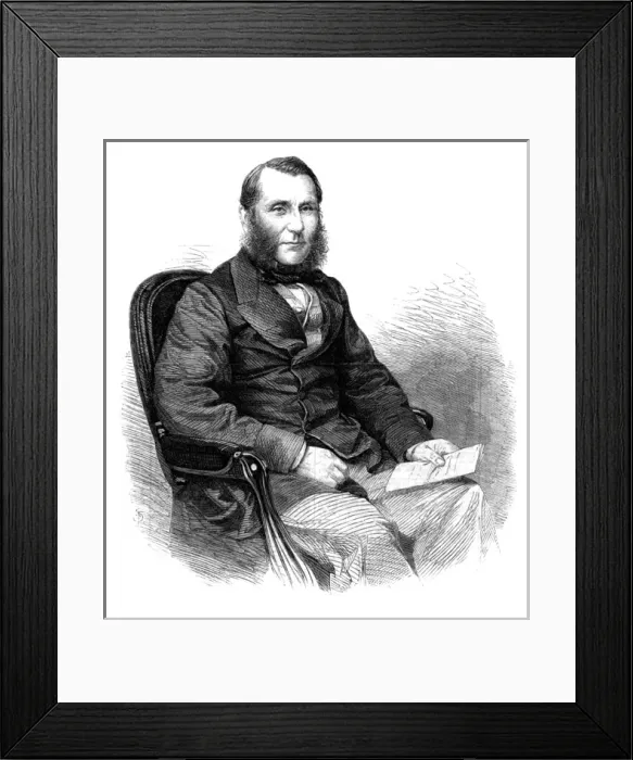 Framed Print : Sir Eward Watkin (ILN) Framed Print : Sir Eward Watkin (ILN)