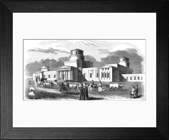 Framed Print : Pulkovo Observatory / 1845 Framed Print : Pulkovo Observatory / 1845