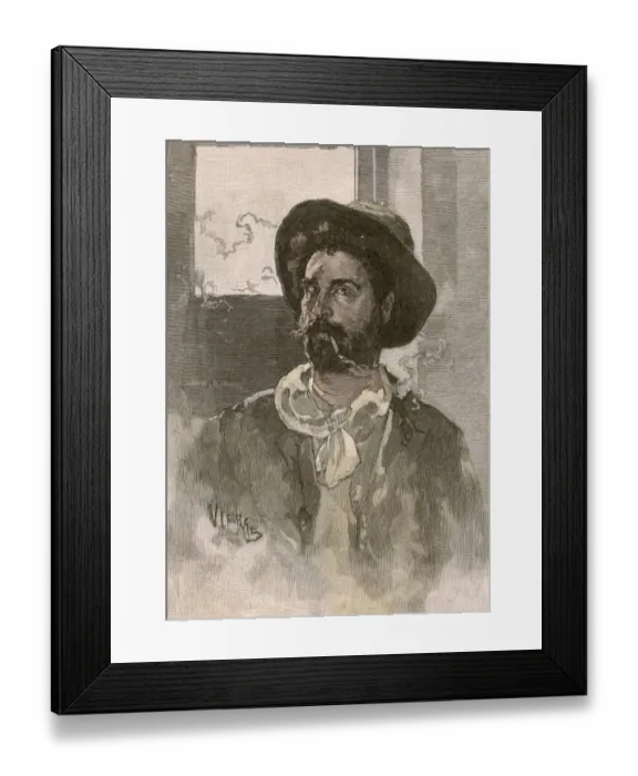 Framed Print : Daniel Vierge Framed Print : Daniel Vierge