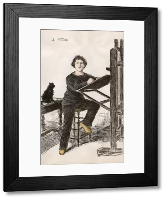 Framed Print : Adolphe Willette