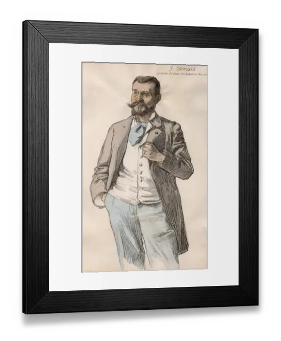 Framed Print : Joseph Antoine Bouvard Framed Print : Joseph Antoine Bouvard