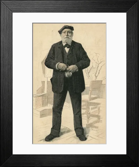 Framed Print : Francois-Louis Francais Framed Print : Francois-Louis Francais