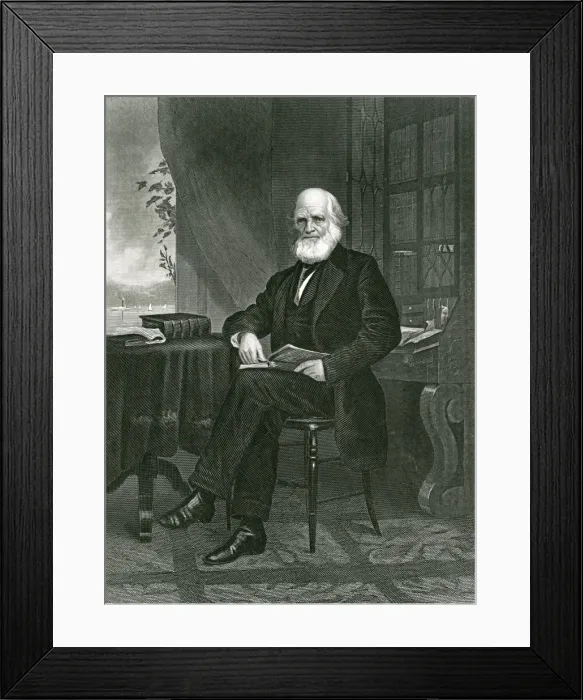 Framed Print : William Cullen Bryant Framed Print : William Cullen Bryant